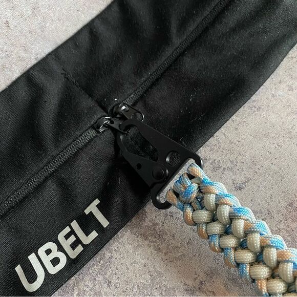 Paracord Keychain North Carolina Blue Grey NEW Handmade USA Unisex - Picture 5 of 10